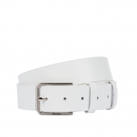 Cintura uomo 70b bianca