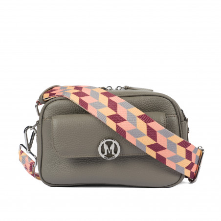 Borsa da donna a tracolla 014g 01 taupe