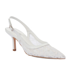 Sandali donna 1368 bianco combinato