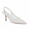 Sandali donna 1368 bianco combinato