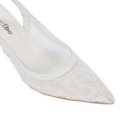 Sandali donna 1368 bianco combinato