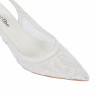 Sandali donna 1368 bianco combinato