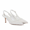 Sandali donna 1368 bianco combinato