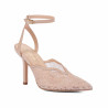 Sandali donna 1370 beige combinato