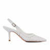 Sandali donna 1368 bianco combinato
