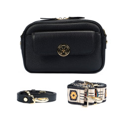 Borsa donna a tracolla 014g nera