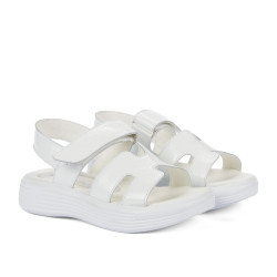 Sandali bambini 2500 vernice bianca