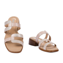 Sandali donna 5130 cipria combinato