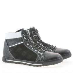 Stivali uomo 467 nero+bianco