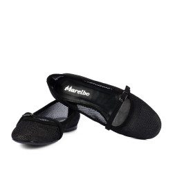 Ballerine donna 1369 nero combinato