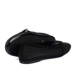 Ballerine donna 1369 nero combinato