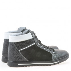 Stivali uomo 467 nero+bianco