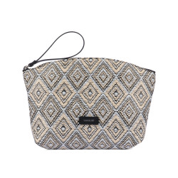 Borsa donna a mano 213g 01 rafia noir
