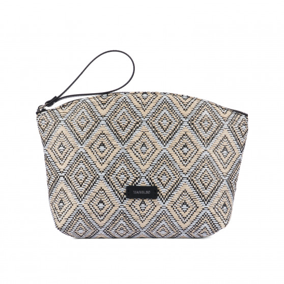 Borsa donna a mano 213g 01 rafia noir