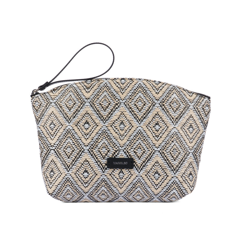 Borsa donna a mano 213g 01 rafia noir