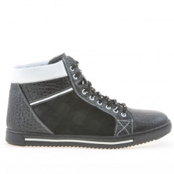 Stivali uomo 467 nero+bianco