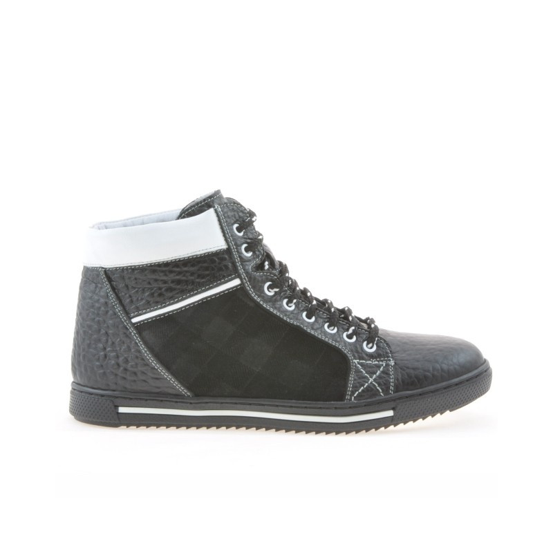 Stivali uomo 467 nero+bianco