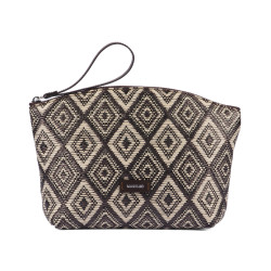 Borsa da donna a mano 213g 01 rafia cacao