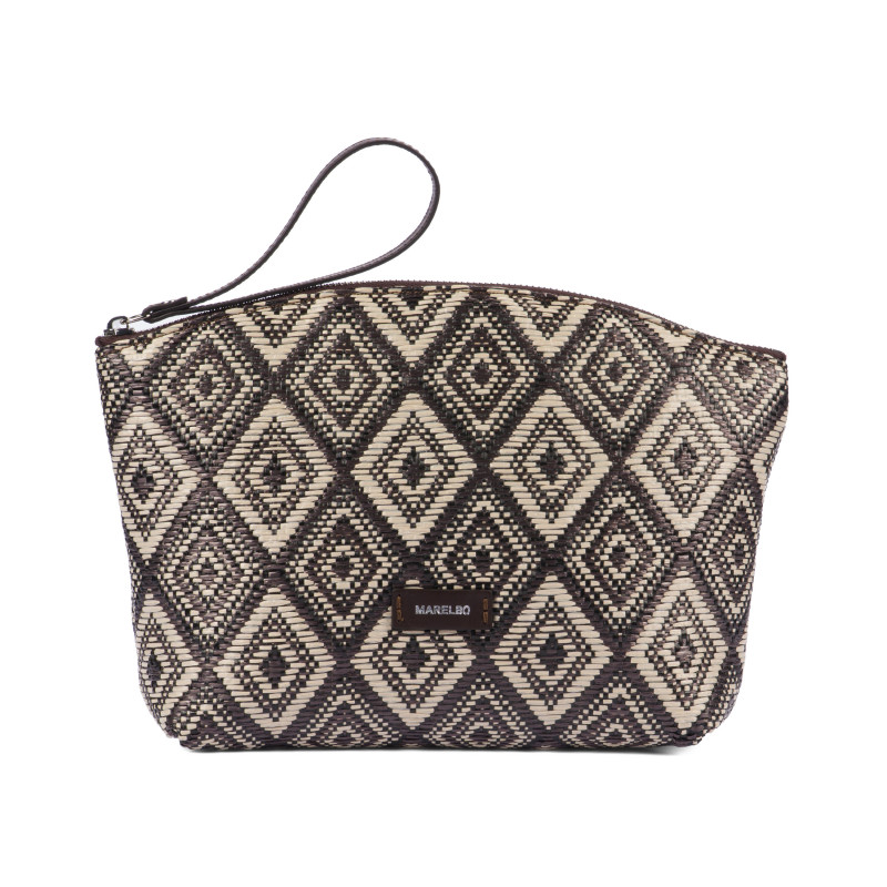 Borsa da donna a mano 213g 01 rafia cacao
