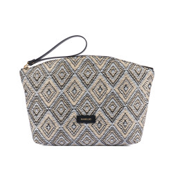 Borsa da donna a mano 213g rafia noir