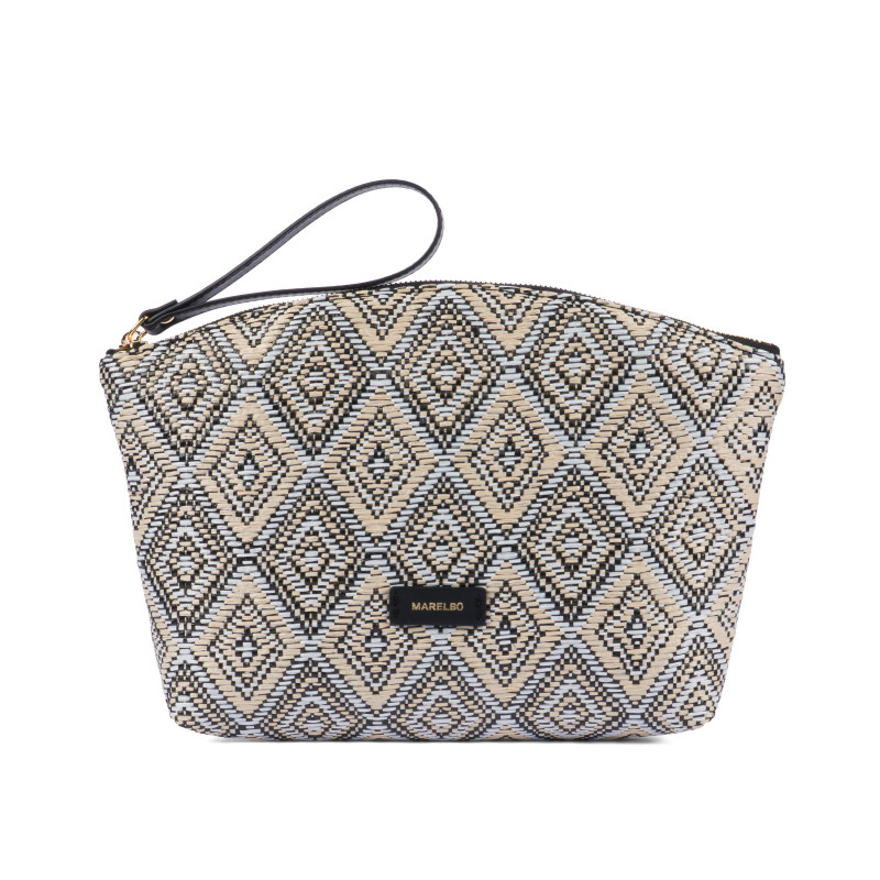Borsa da donna a mano 213g rafia noir