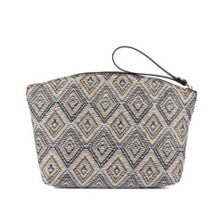 Borsa da donna a mano 213g rafia noir