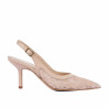 Sandali donna 1368 beige combinato