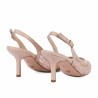 Sandali donna 1368 beige combinato
