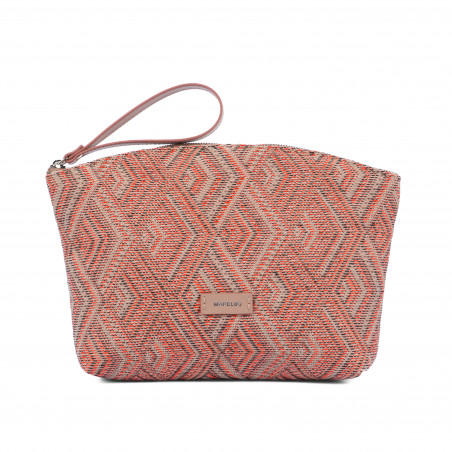 Borsa da donna a mano 213g 01 motivo rosa combinato