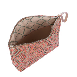 Borsa da donna a mano 213g 01 motivo rosa combinato