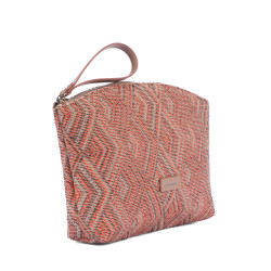 Borsa da donna a mano 213g 01 motivo rosa combinato