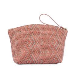 Borsa donna a mano 213g motivo rosa combinato