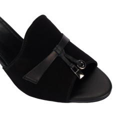 Sandali donna 1367 nero velluto