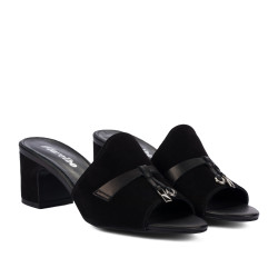 Sandali donna 1367 nero velluto