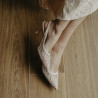 Sandali donna 1368 beige combinato