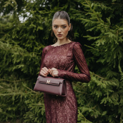 Borsa a tracolla da donna 041g bordeaux lifestyle