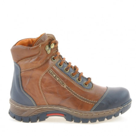 Stivali bambini 3219 marrone+indaco