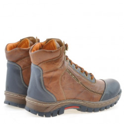 Stivali bambini 3219 marrone+indaco
