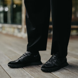 Scarpe sportive uomo 9001 nero combinato