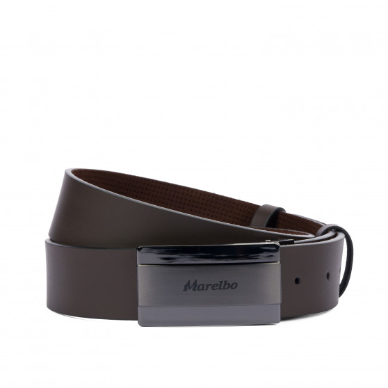 Cintura uomo 52b marrone scuro