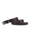 Cintura uomo 52b marrone scuro