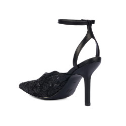 Sandali donna 1370 nero combinato