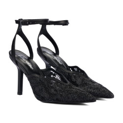 Sandali donna 1370 nero combinato