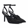 Sandali donna 1370 nero combinato