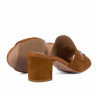 Sandali donna 1367 cammello velluto