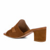 Sandali donna 1367 cammello velluto
