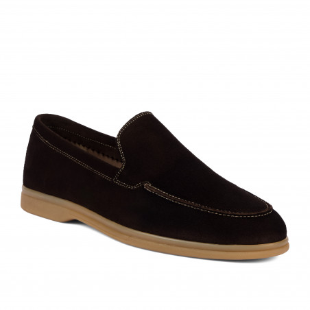 Mocassini uomo 980 velluto cacao