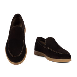 Mocassini uomo 980 velluto cacao