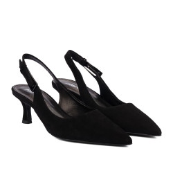 Sandali donna 1338 nero velluto