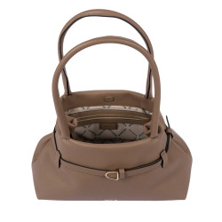 Borsa da donna a tracolla 053g cappuccino